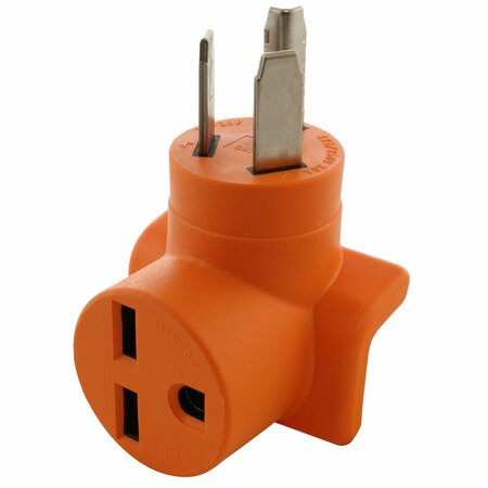 AC WORKS 3-Prong Dryer 10-30P Plug to 6-30R 3-Prong 30 Amp 250 Volt HVAC Female Adapter AD1030630